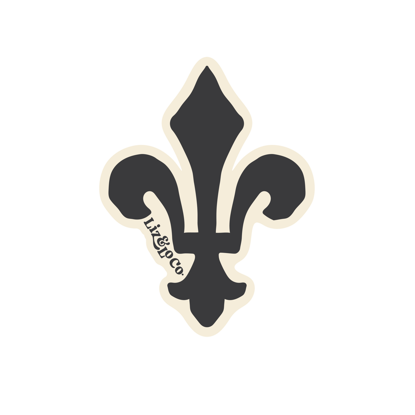 Fleur de lis sticker - Liz and Lo Co