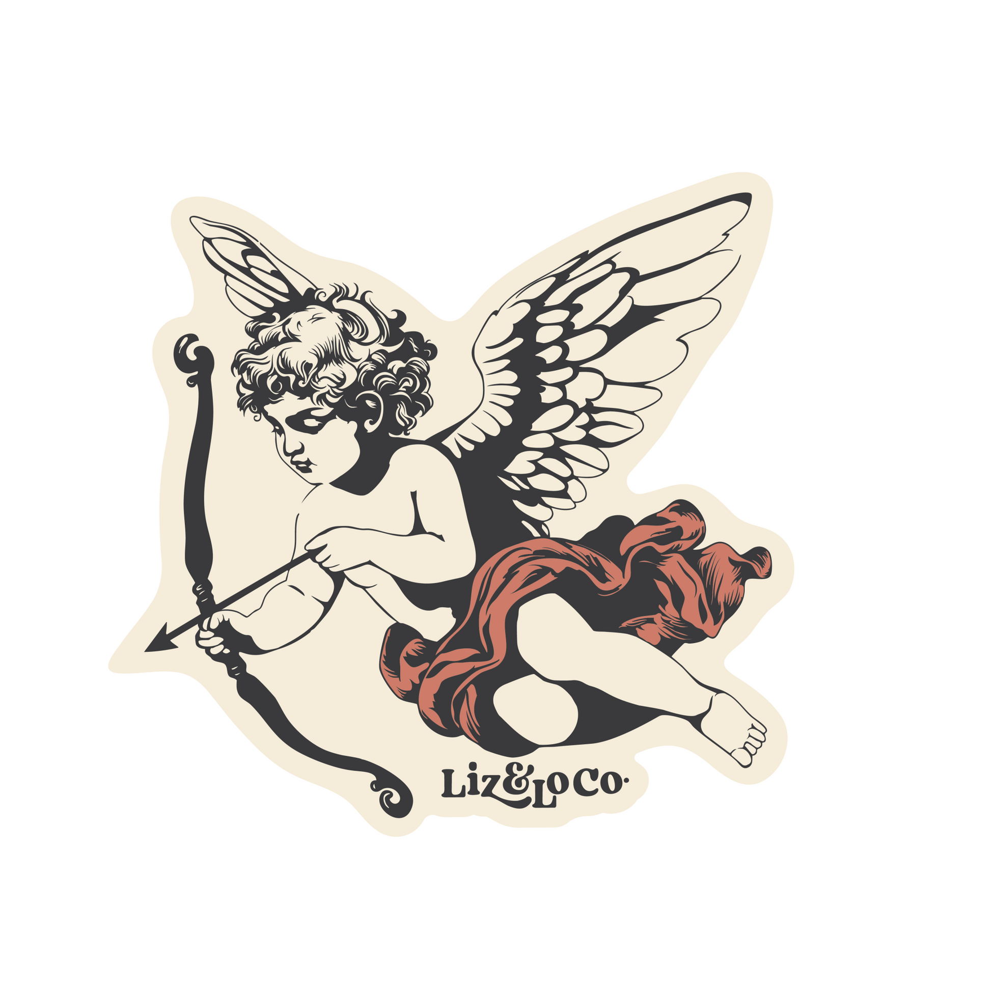 Angel sticker - Liz and Lo Co