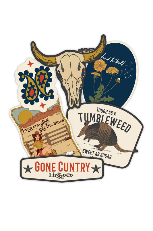 Cuntry collection sticker pack - Liz and Lo Co