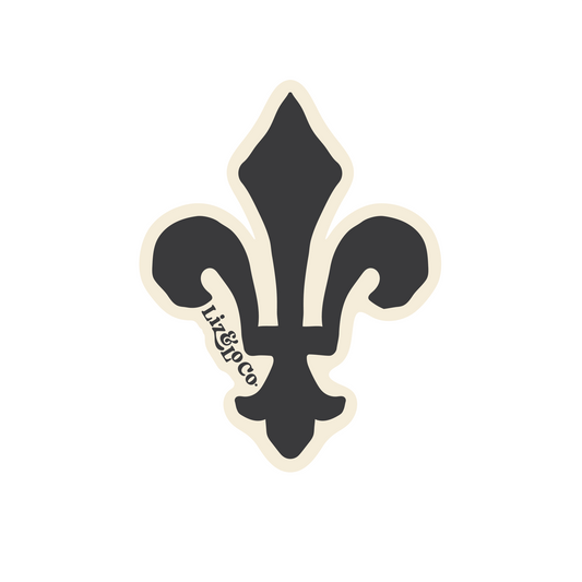 Fleur de lis sticker - Liz and Lo Co