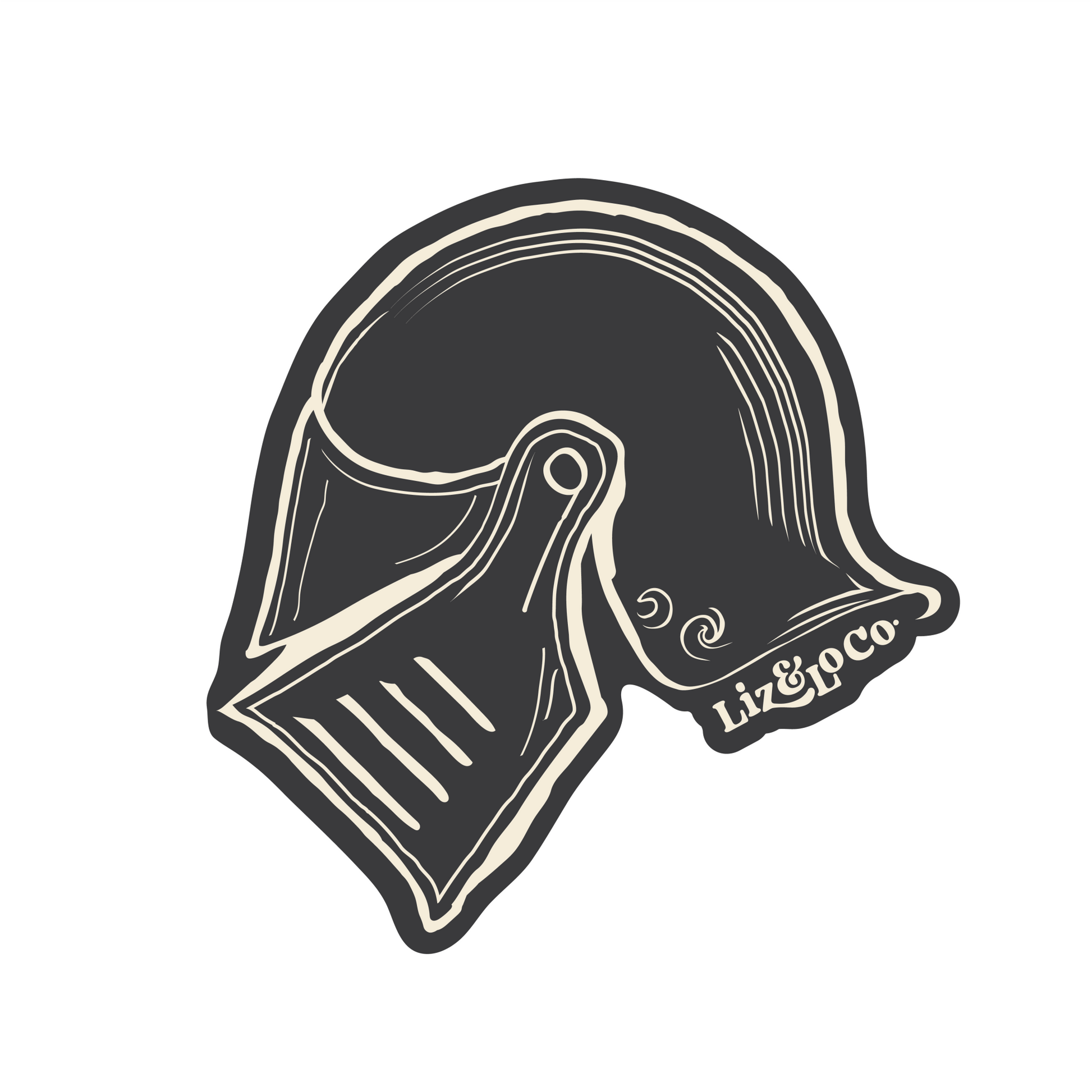 Knighted sticker - Liz and Lo Co