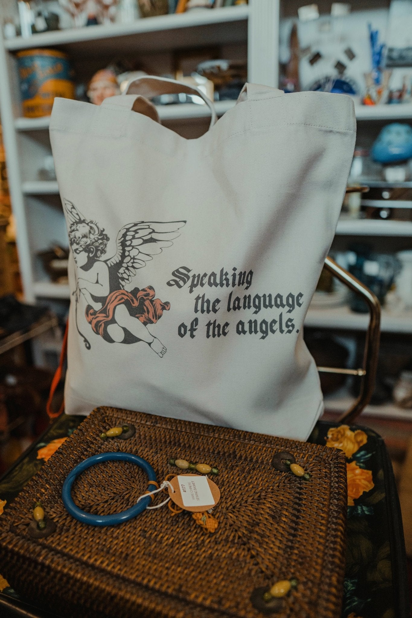 Language of angels tote - Liz and Lo Co