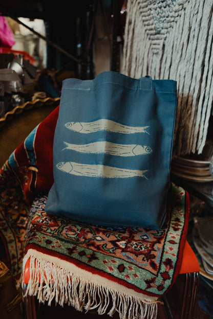 Salty sardine tote - Liz and Lo Co